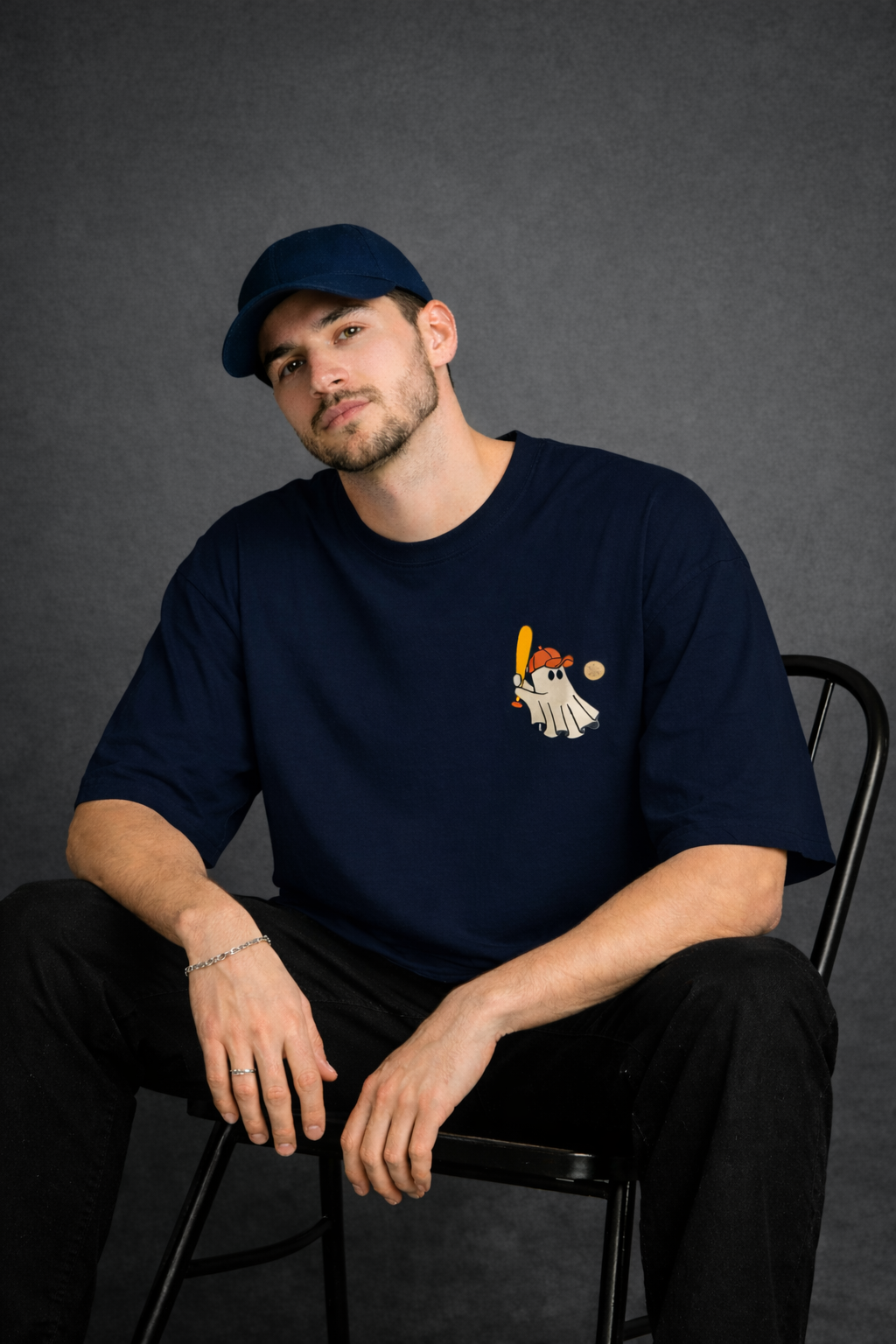 Baseball Boo Oversized T-Shirt