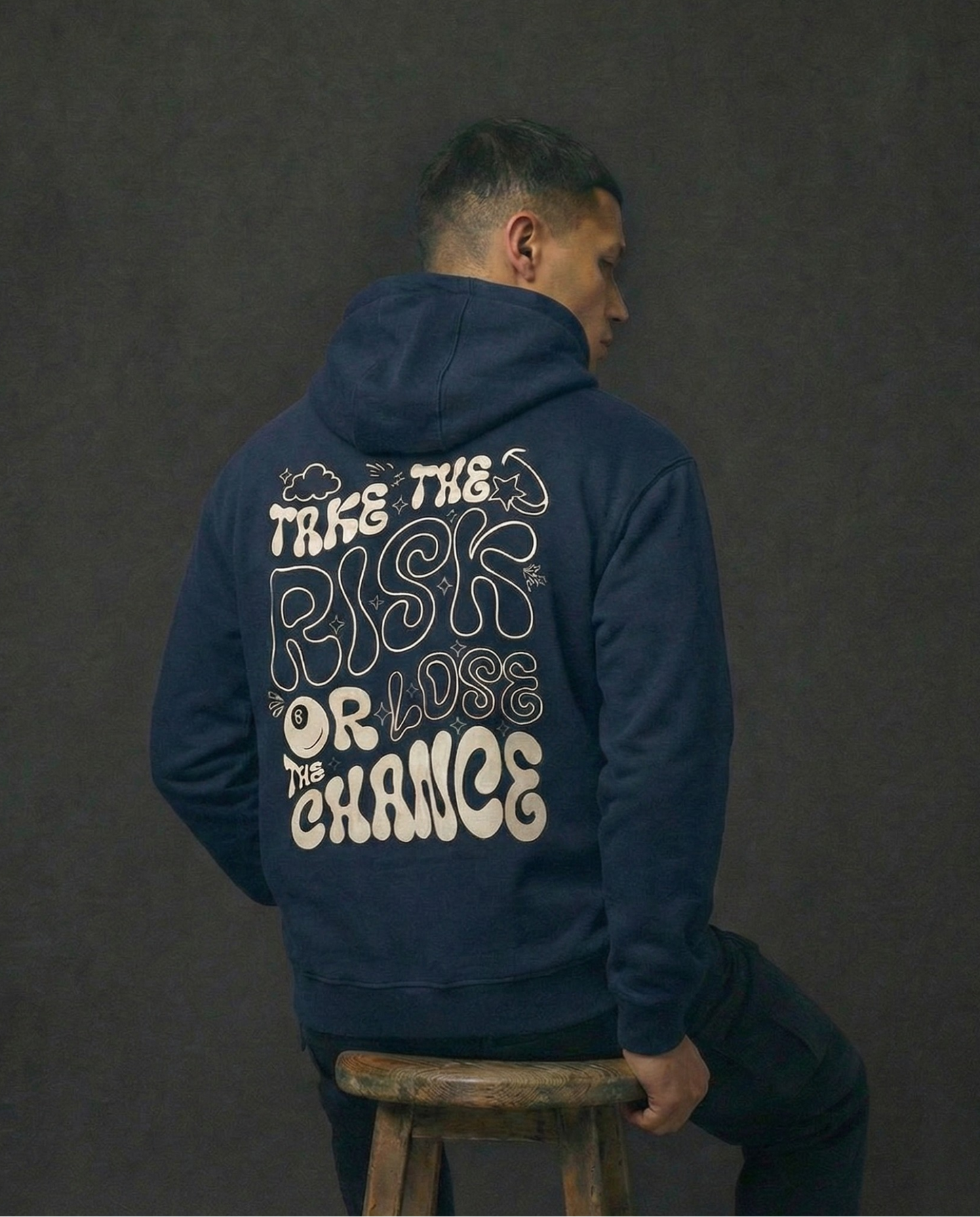 Take the Risk or Lose the Chance Oversized Hoodie