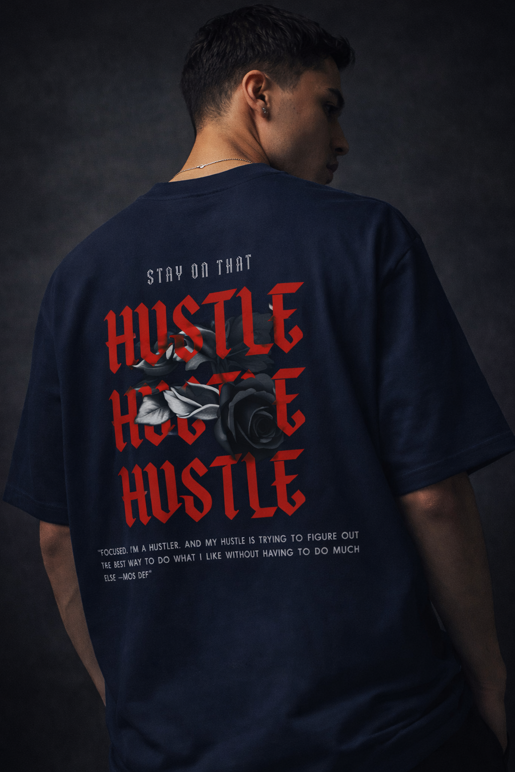 Hustle Oversized T-Shirt
