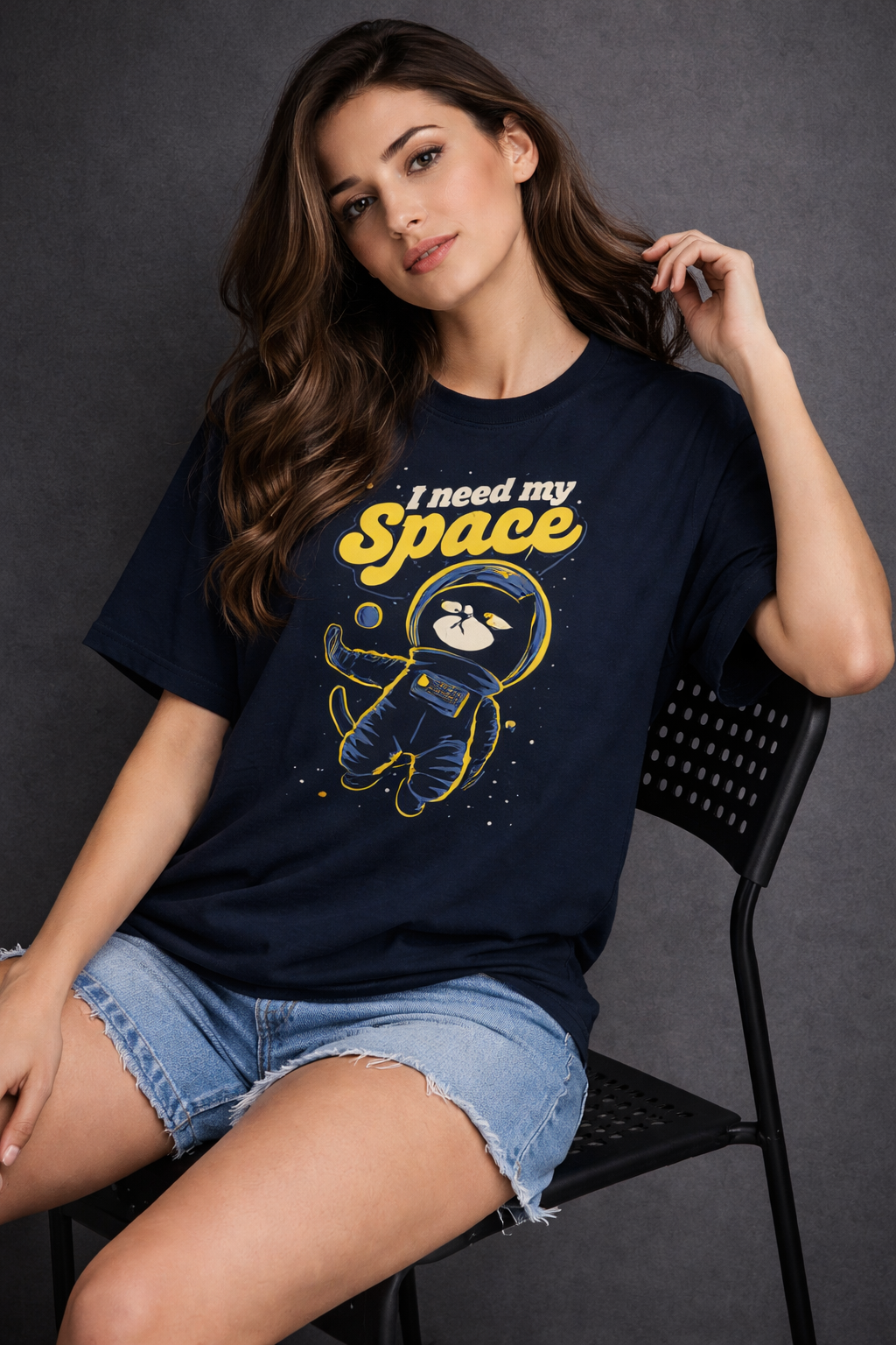 I Need My Space Oversized T-Shirt
