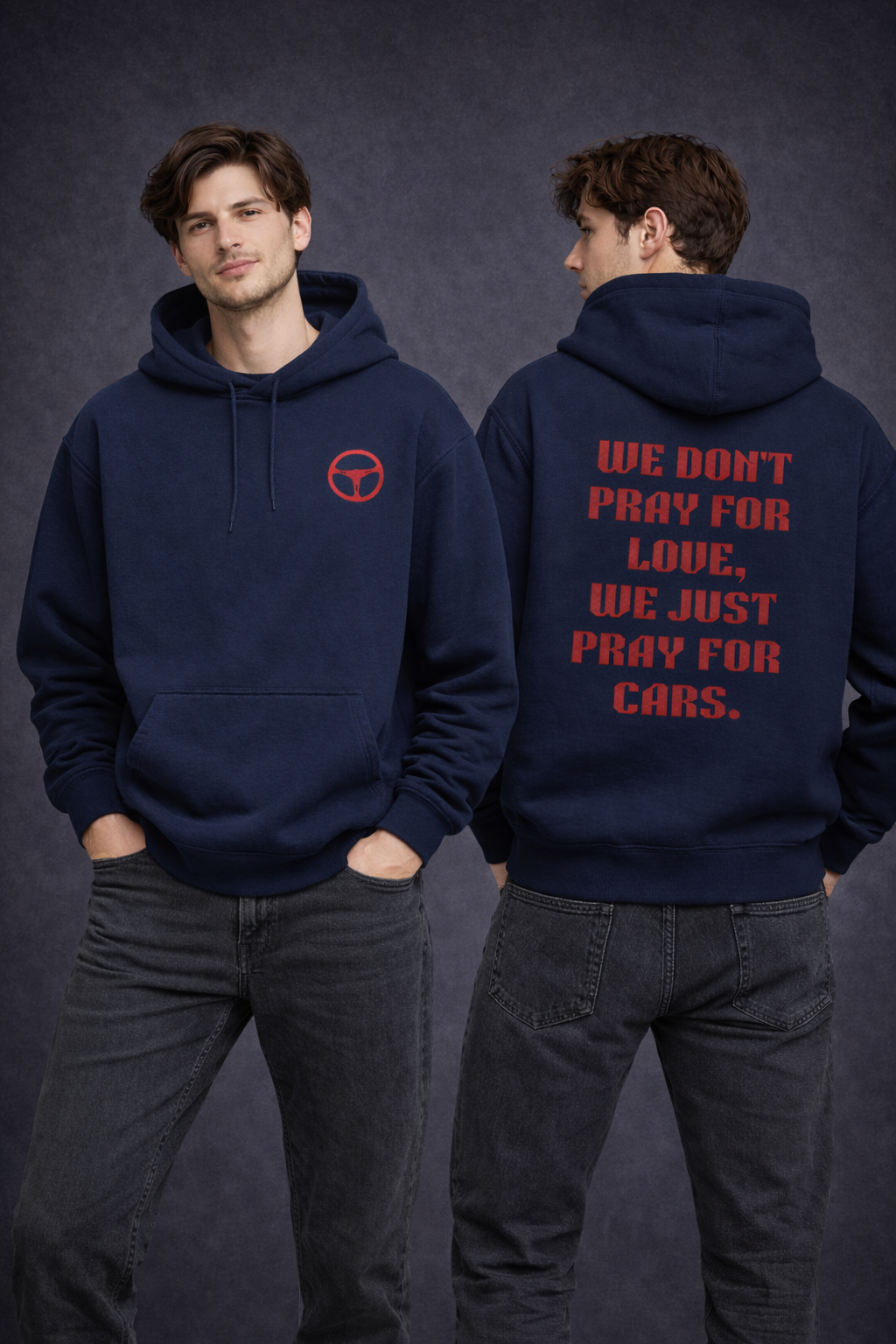 We Just Pray For Cars Oversized Hoodie
