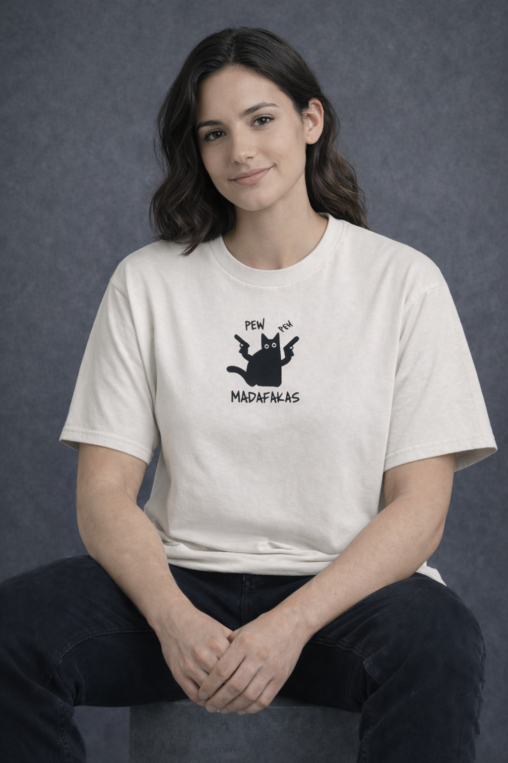 Pew Pew Women Oversized T-Shirt