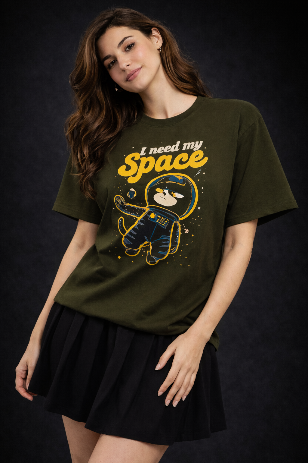 I Need My Space Oversized T-Shirt