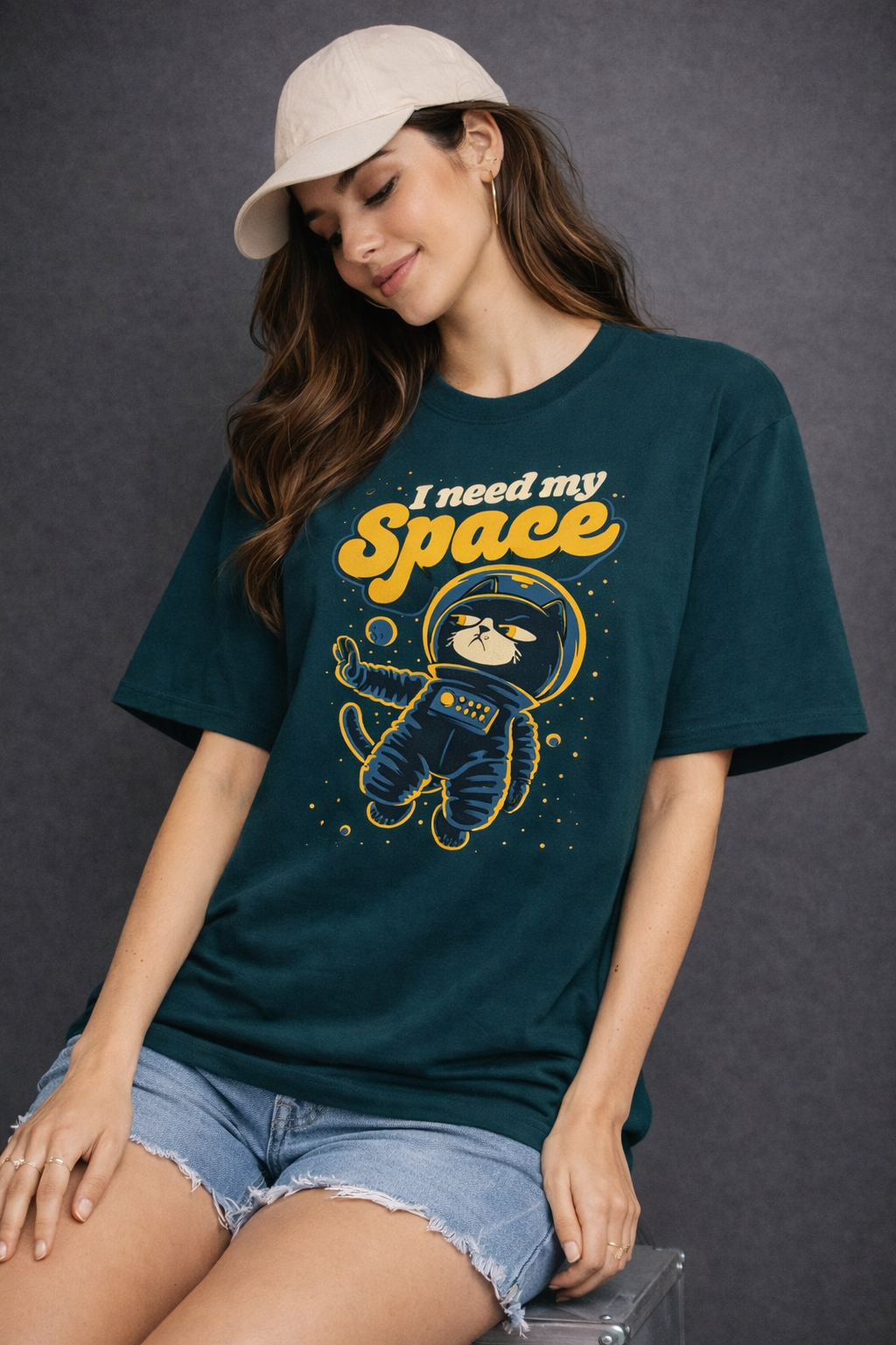 I Need My Space Oversized T-Shirt