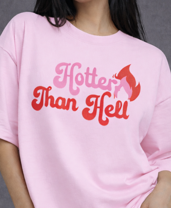 Hotter than Hell Oversized T-Shirt