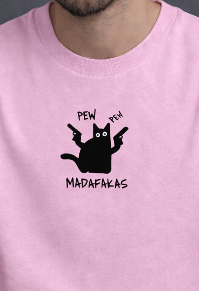 Pew Pew Men Oversized T-Shirt