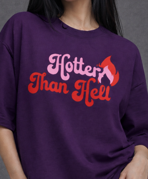 Hotter than Hell Oversized T-Shirt