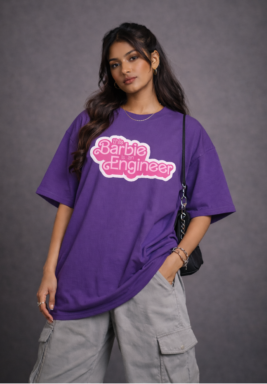 Barbie Engineer Oversized T-Shirt