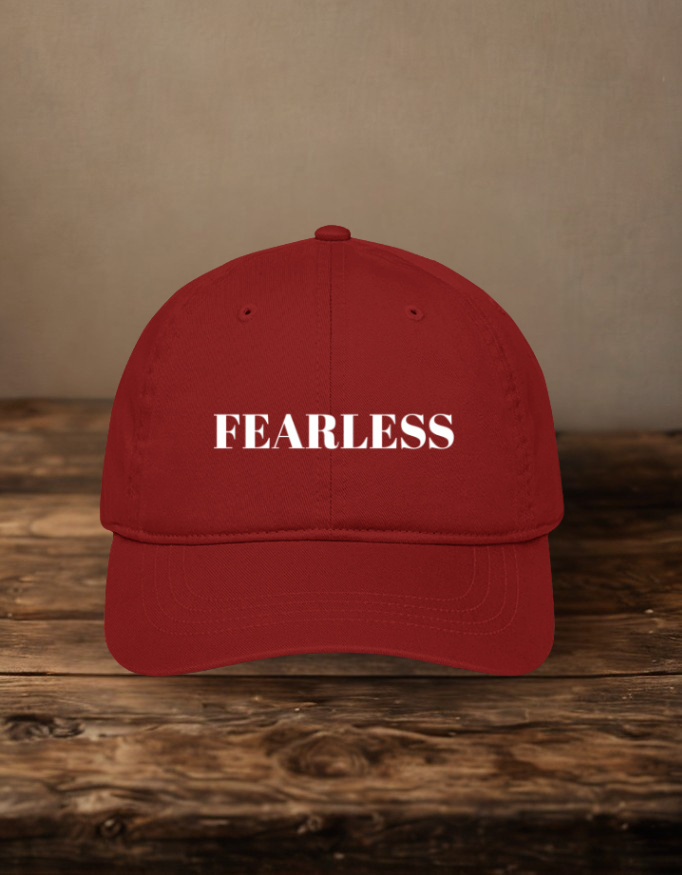 Fearless Embroidered Baseball Cap