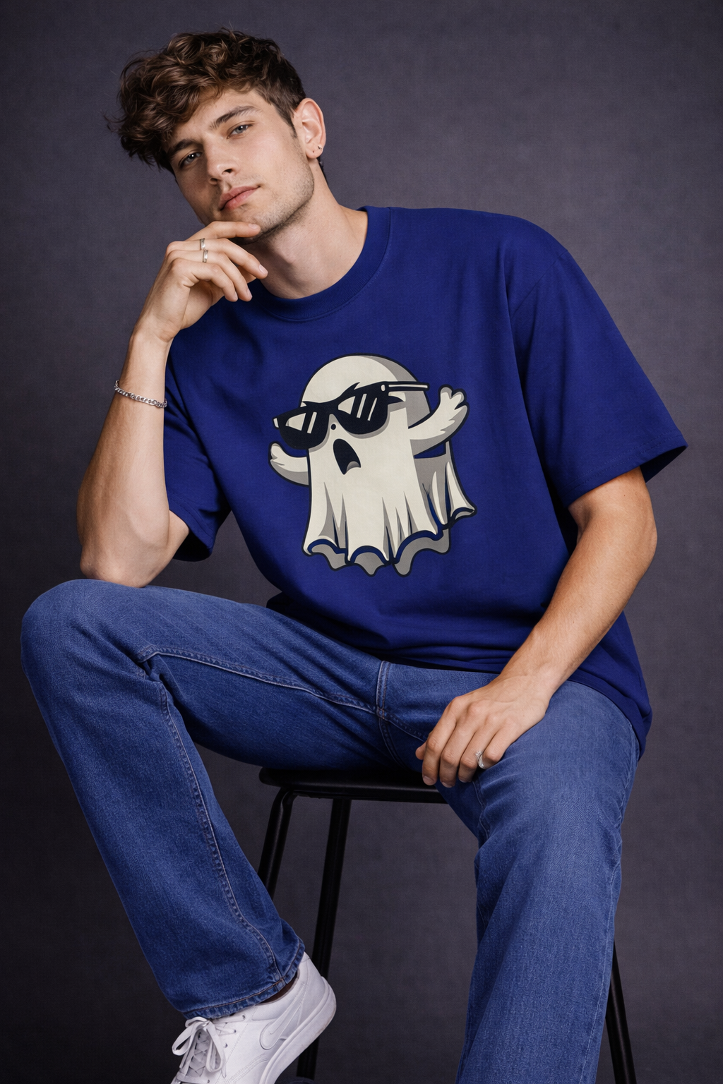 Cool Ghost Oversized T-Shirt
