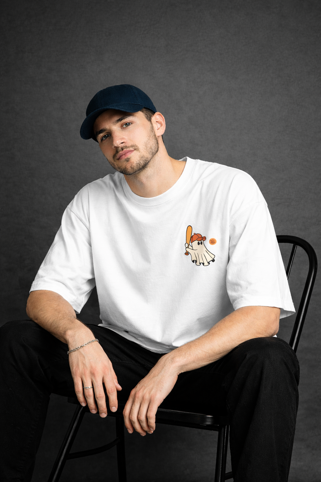 Baseball Boo Oversized T-Shirt