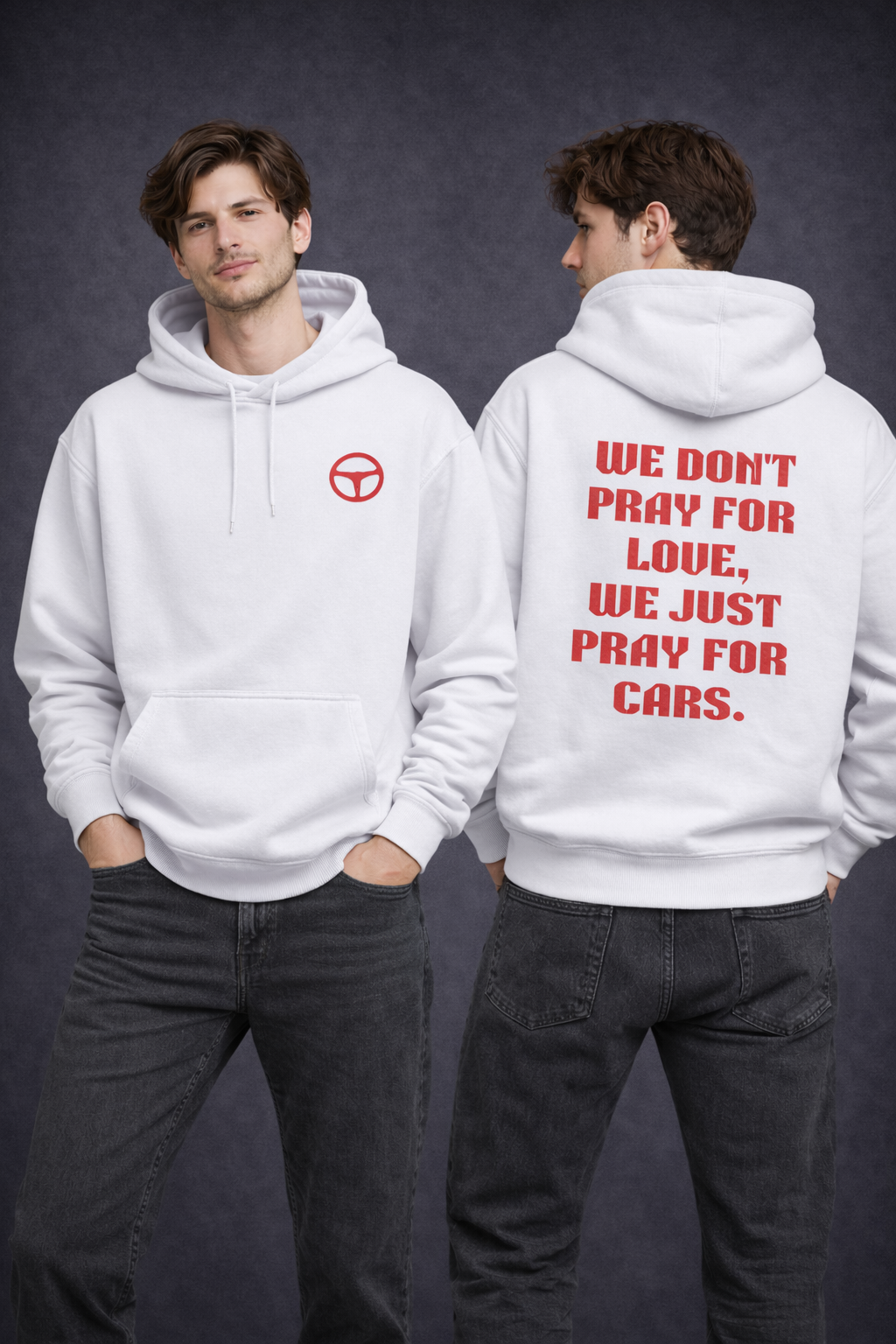 We Just Pray For Cars Oversized Hoodie