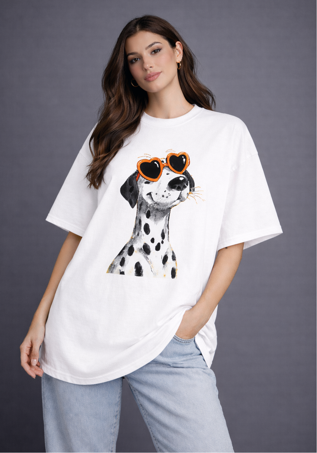 Dalmatian Oversized T-Shirt