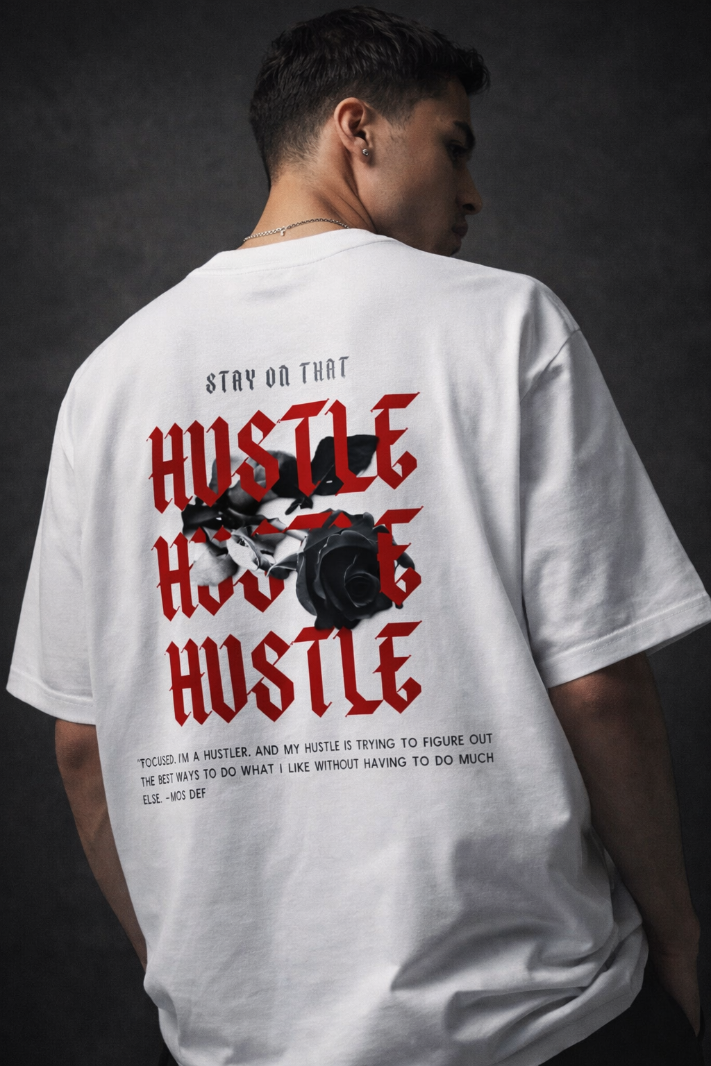 Hustle Oversized T-Shirt