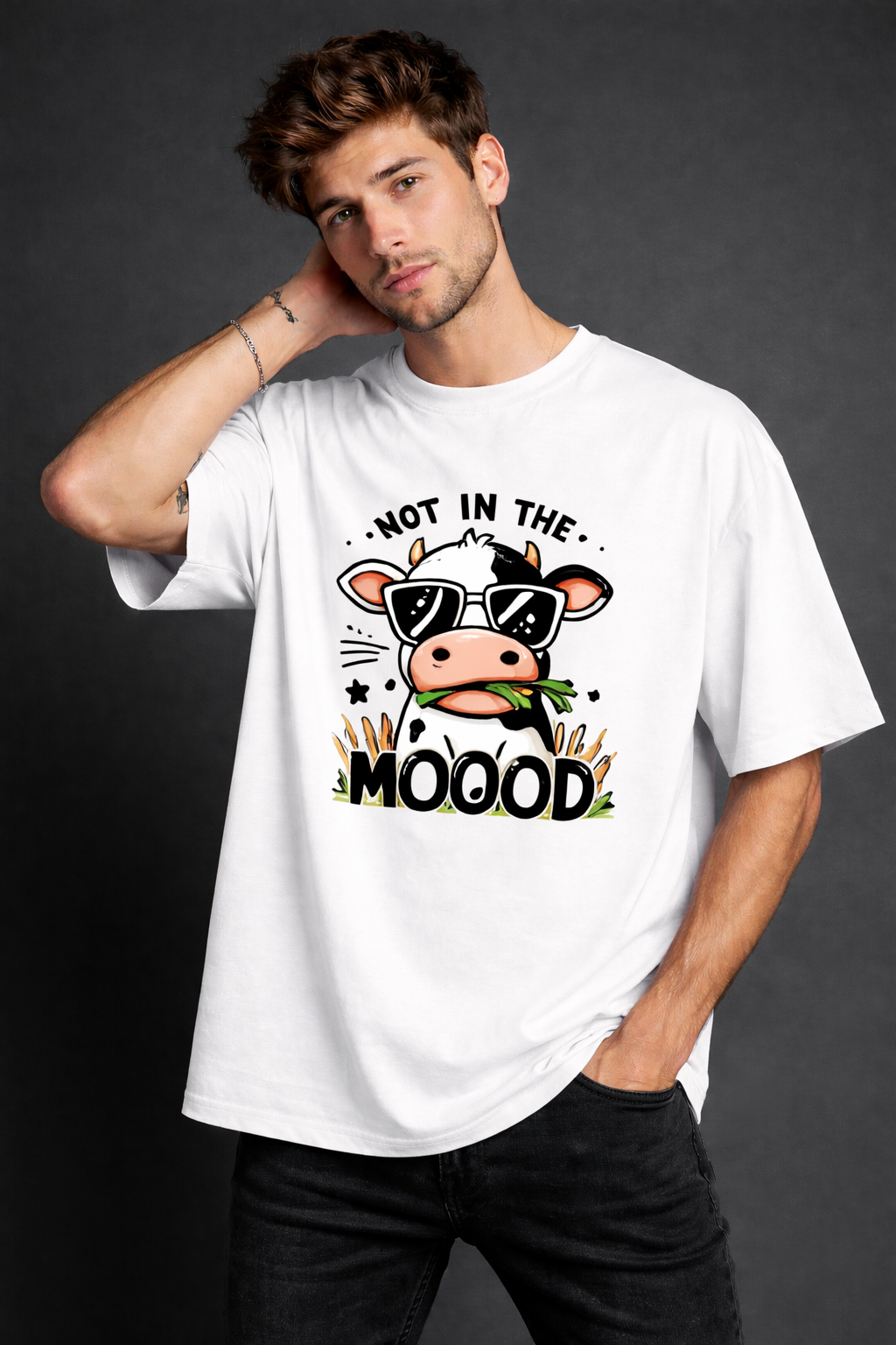 Not in the MOOOD Oversized T-Shirt