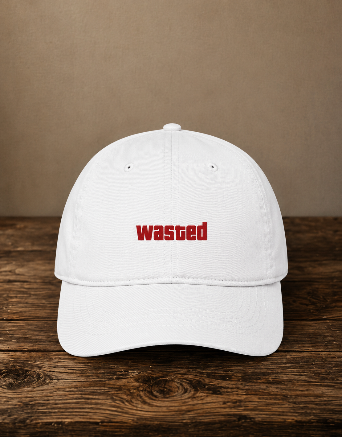 Wasted Embroidered Baseball Cap