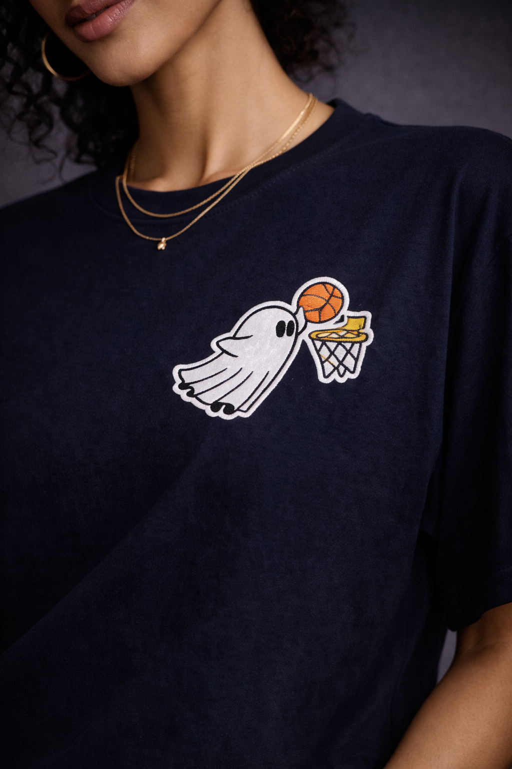 Basketball Boo Women Oversized T-Shirt