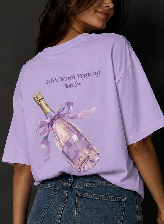 Champagne Problems Oversized T-Shirt