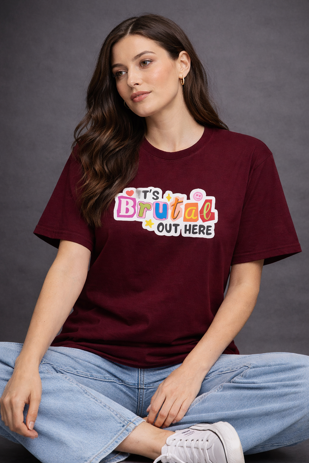 It's Brutal Out Here Oversized t-shirt