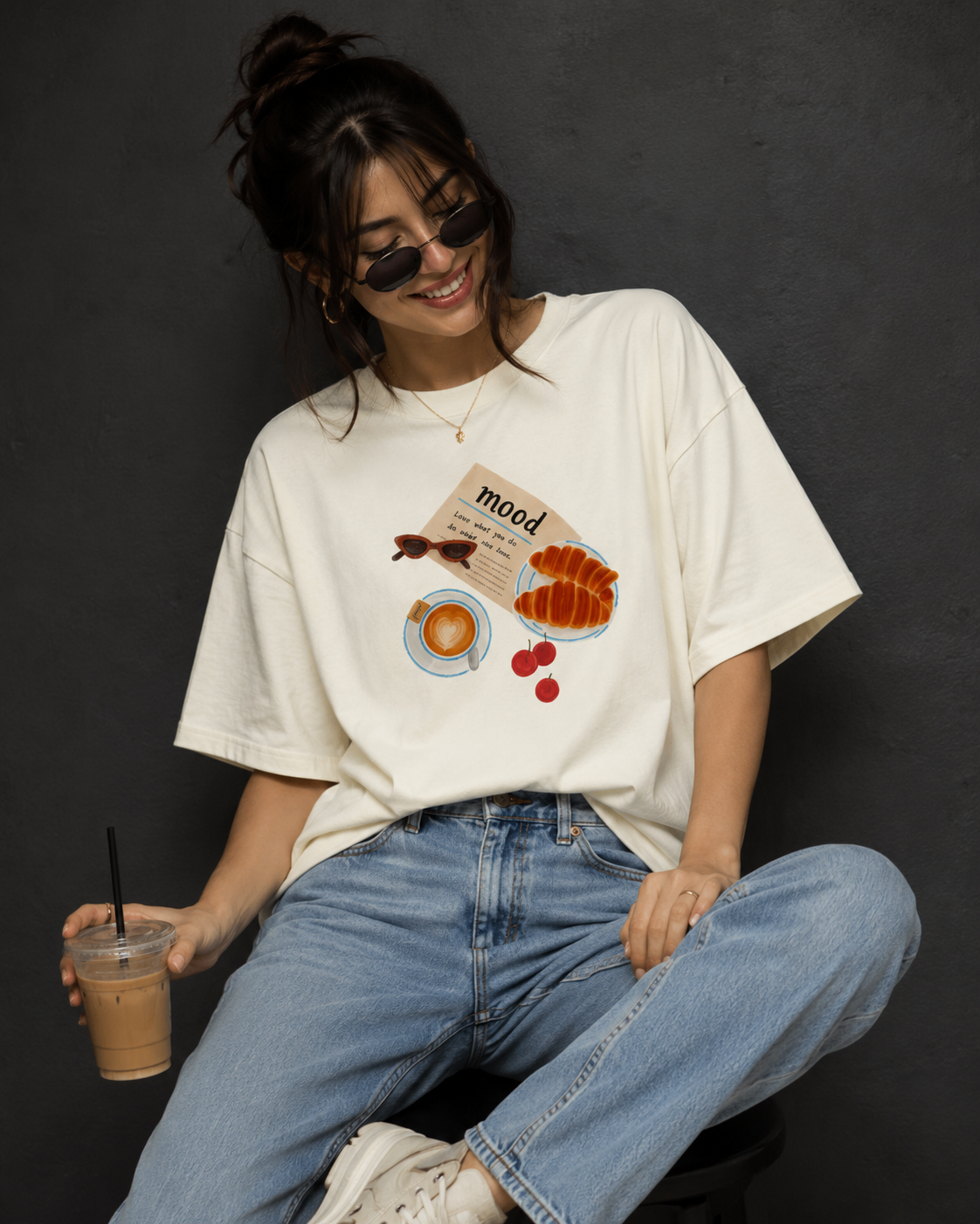Cafe Core Oversized T-Shirt