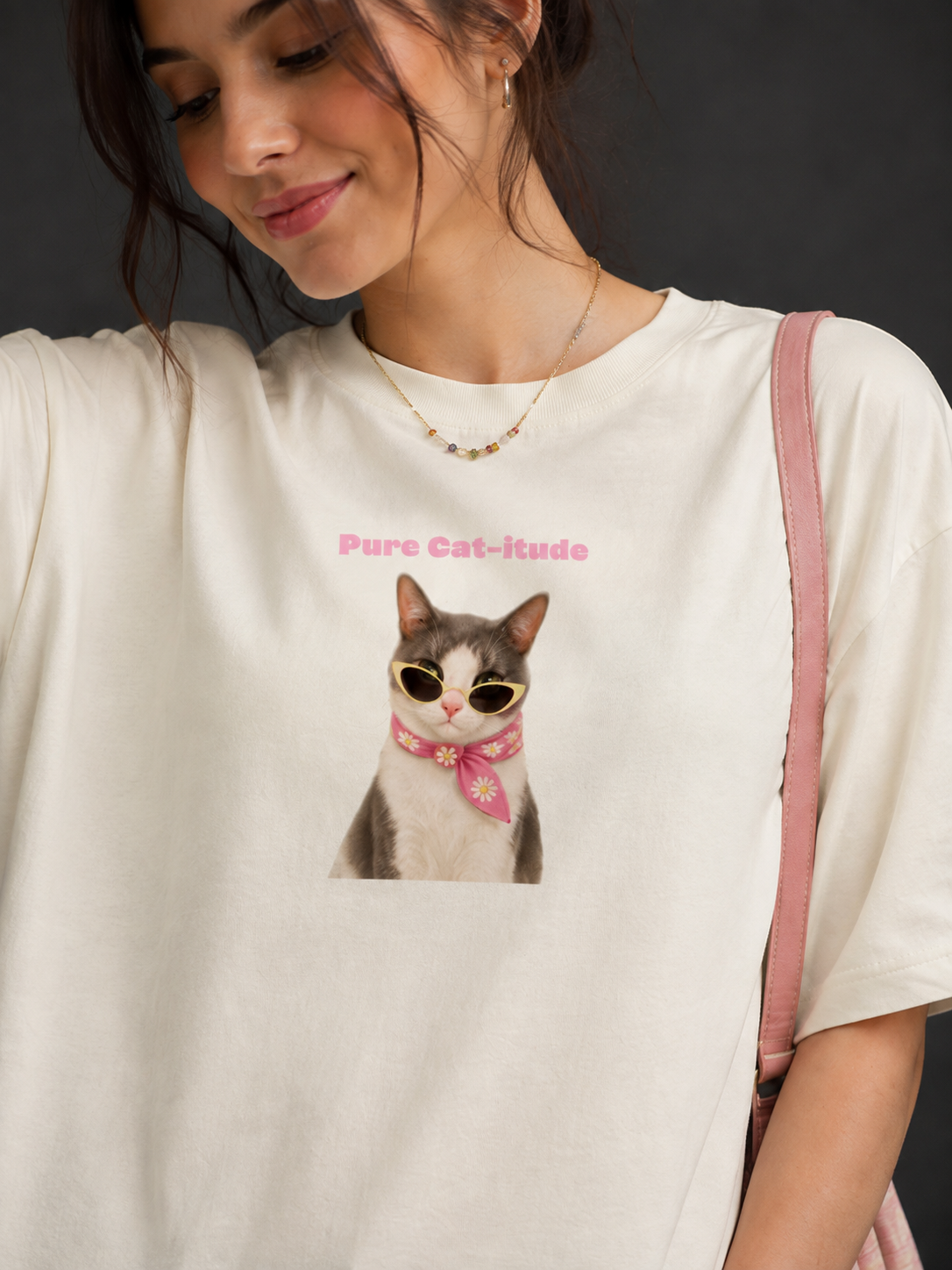 Pure Cat-itude Oversized T-Shirt
