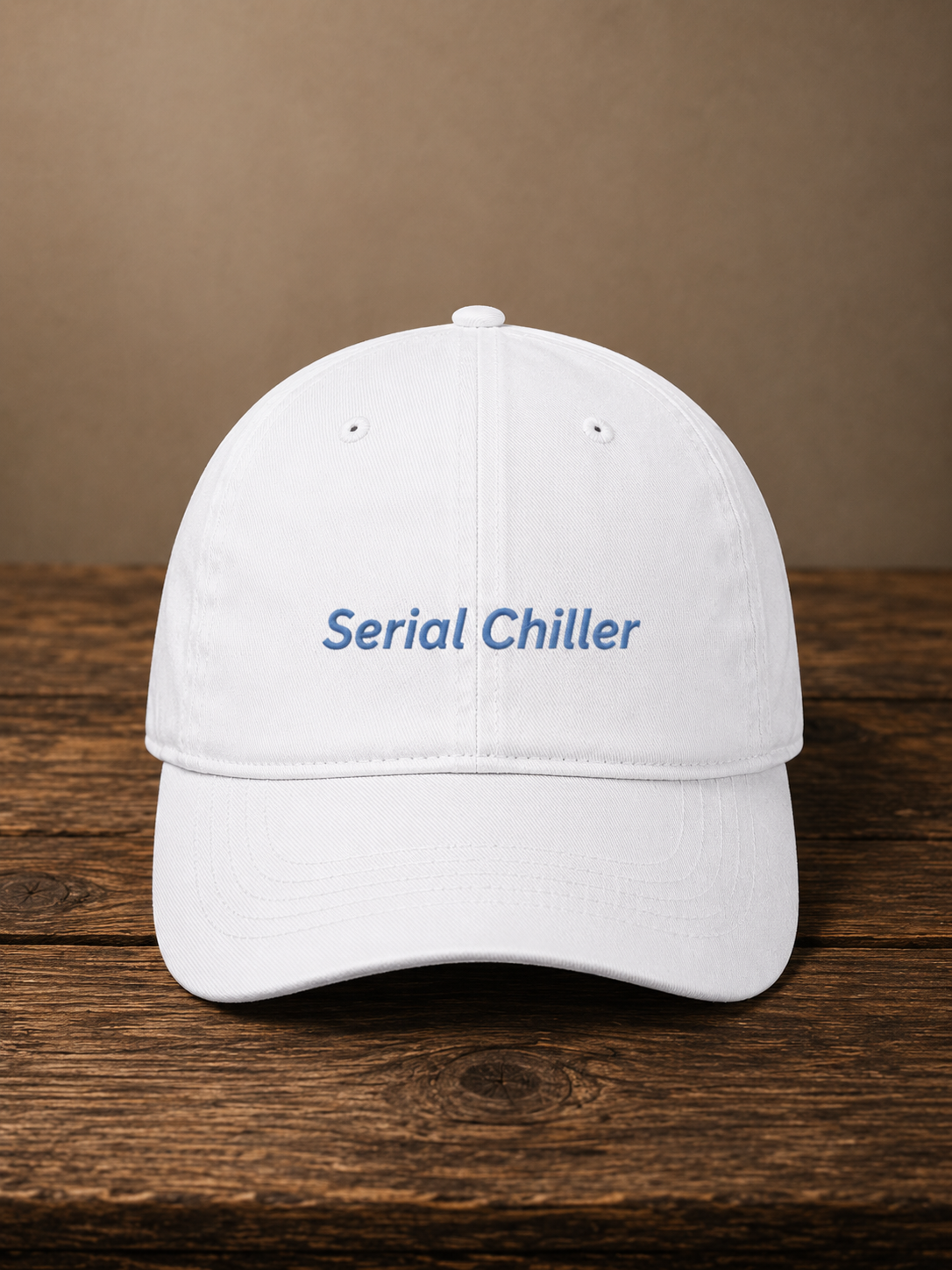Serial Chiller Embroidered Baseball Cap