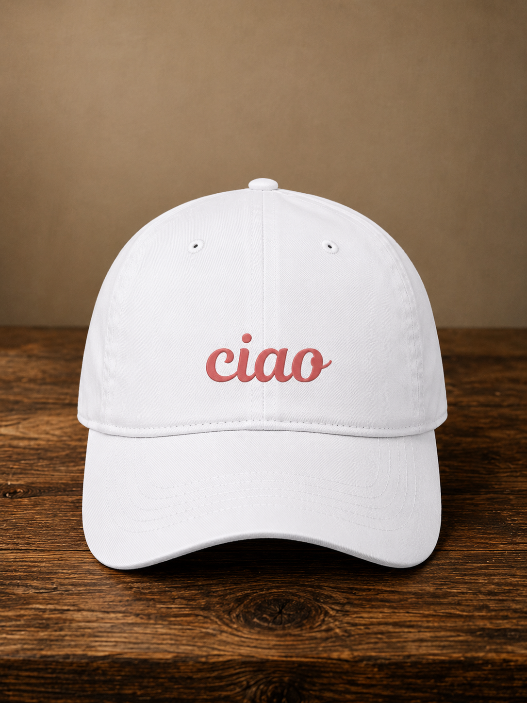 Ciao Embroidered Baseball Cap