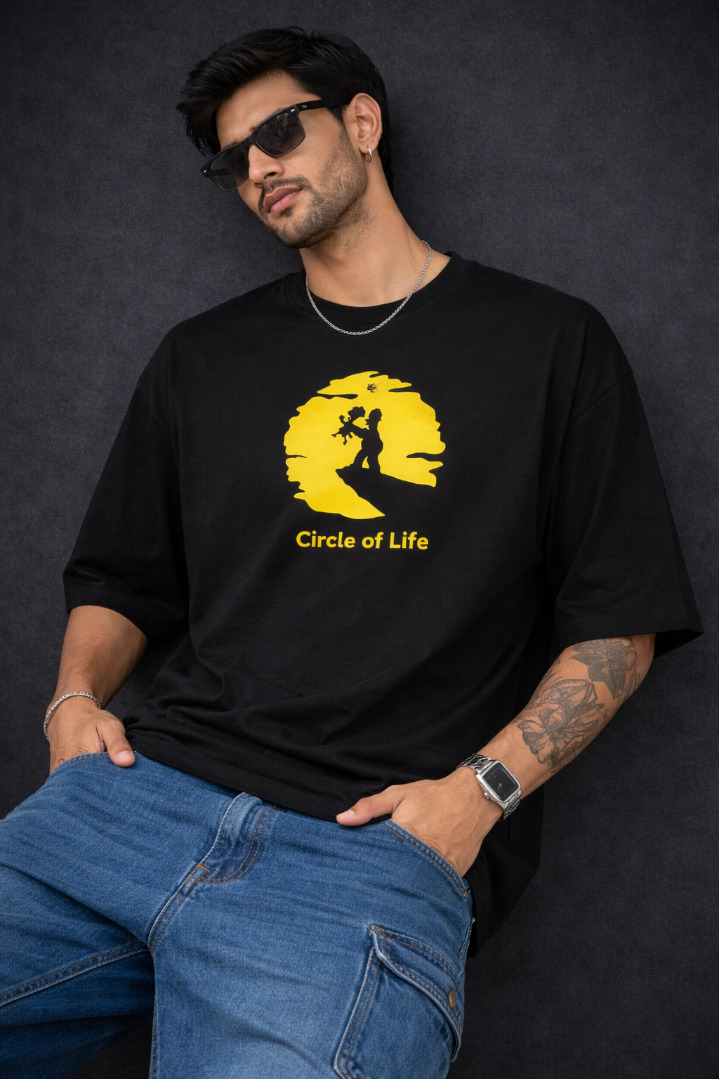 Circle Of Life Oversized T-Shirt