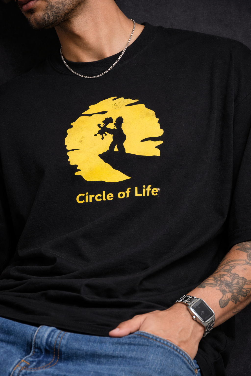 Circle Of Life Oversized T-Shirt