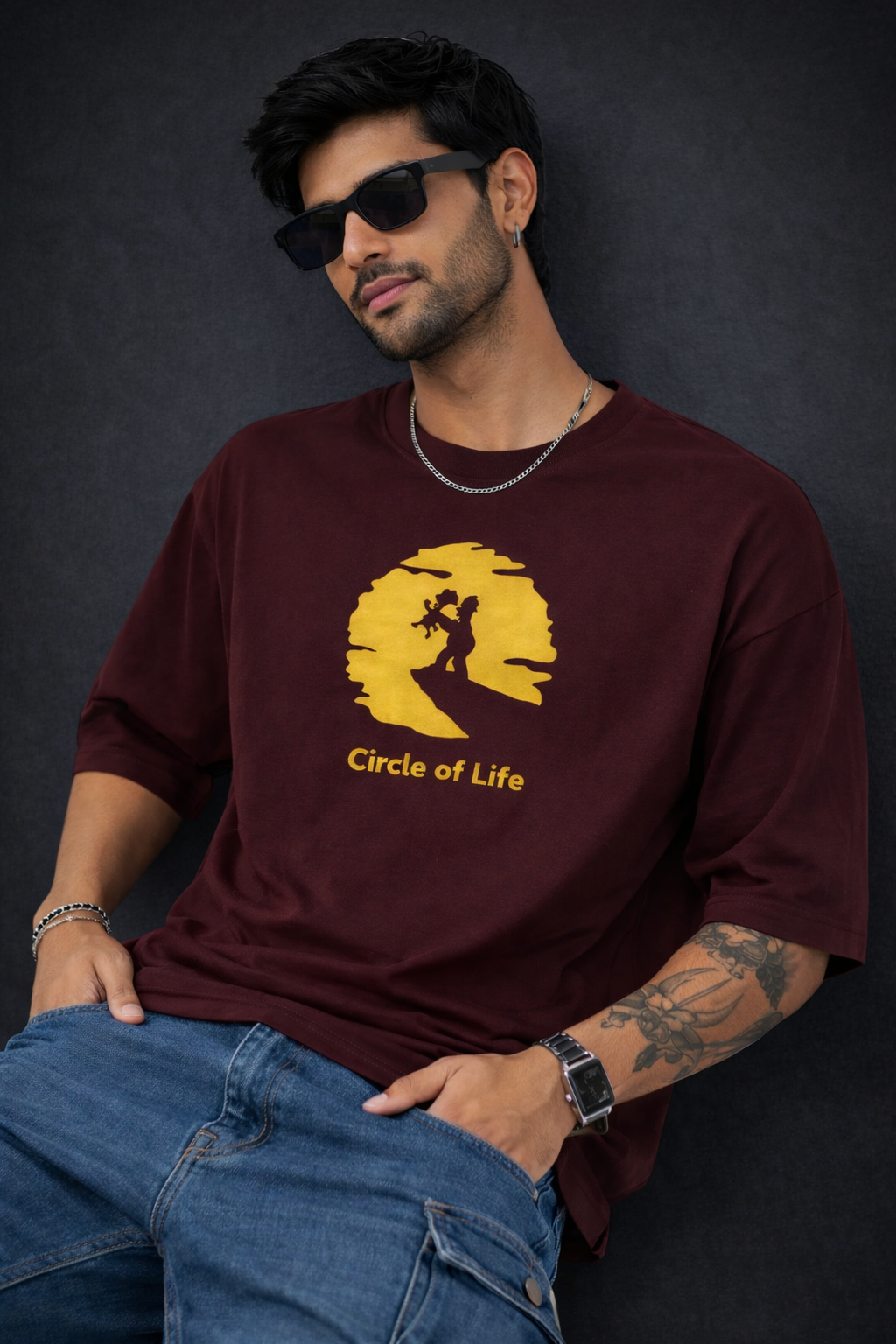 Circle Of Life Oversized T-Shirt