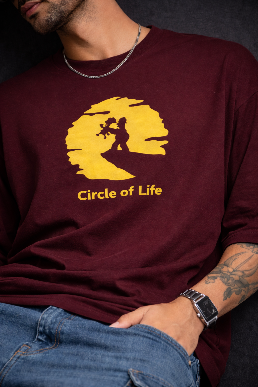 Circle Of Life Oversized T-Shirt