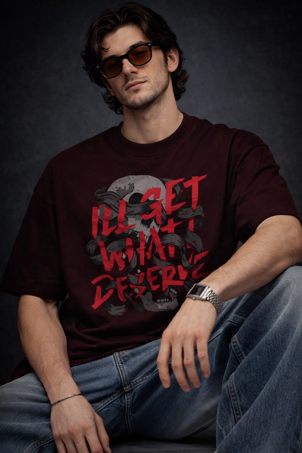 I'll Get What I Deserve Oversized T-Shirt