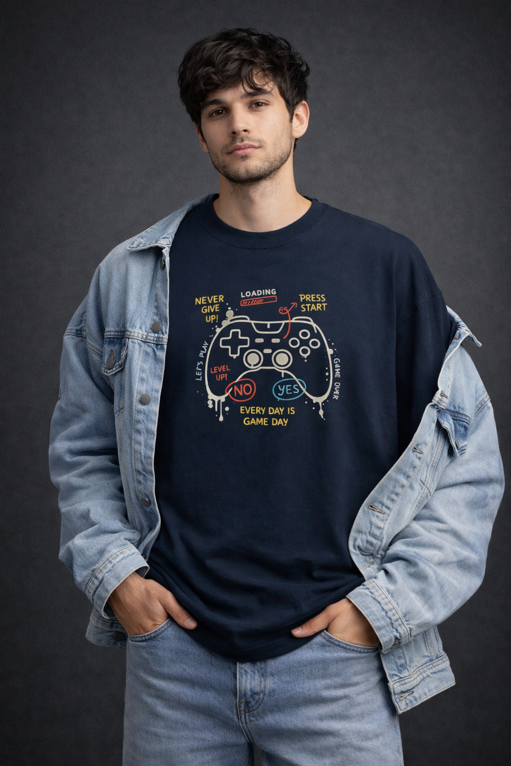 Gamer Men Oversized T-Shirt