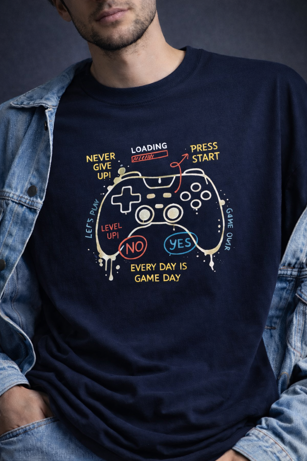 Gamer Men Oversized T-Shirt