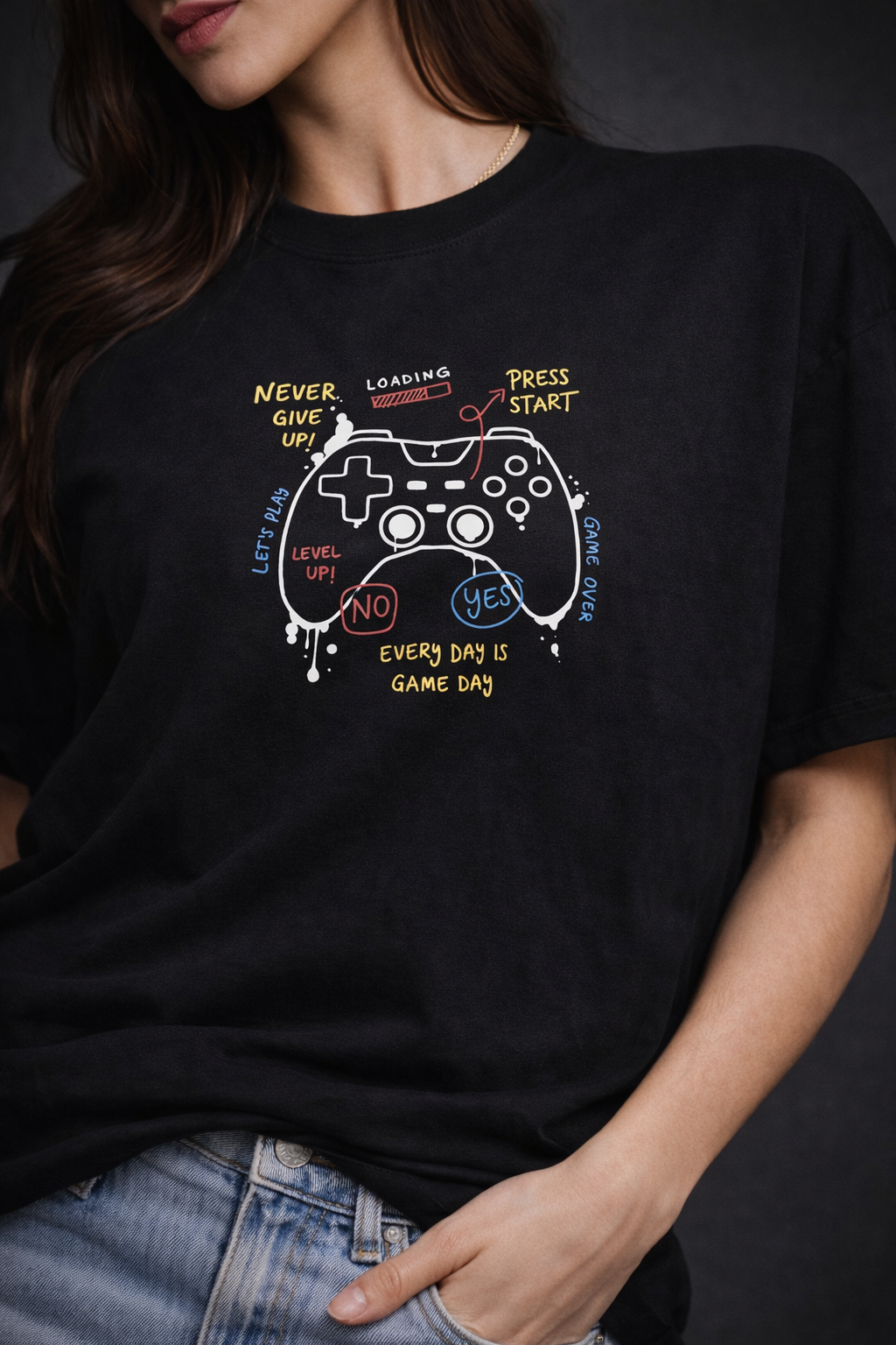 Gamer Women Oversized T-Shirt