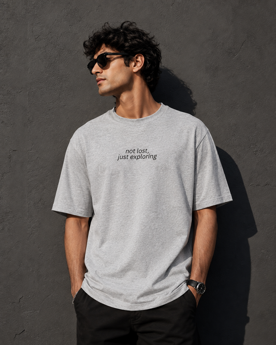 Not Lost, Just Exploring Oversized T-Shirt