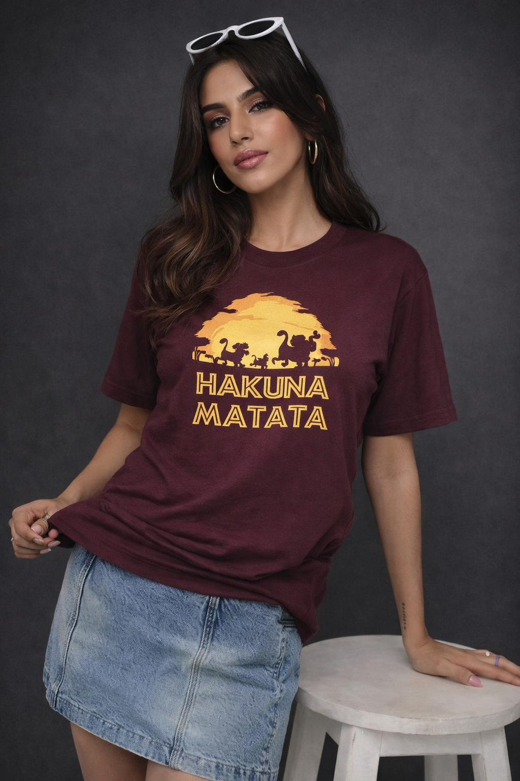 Hakuna Matata Women Oversized T-Shirt