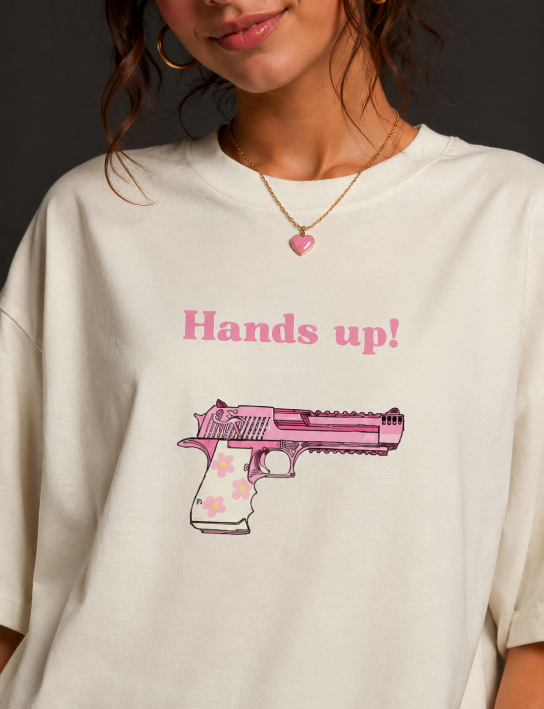 Hands Up! Women Oversized T-Shirt