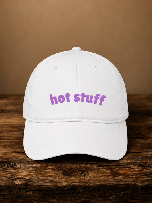 Hot Stuff Embroidered Baseball Cap