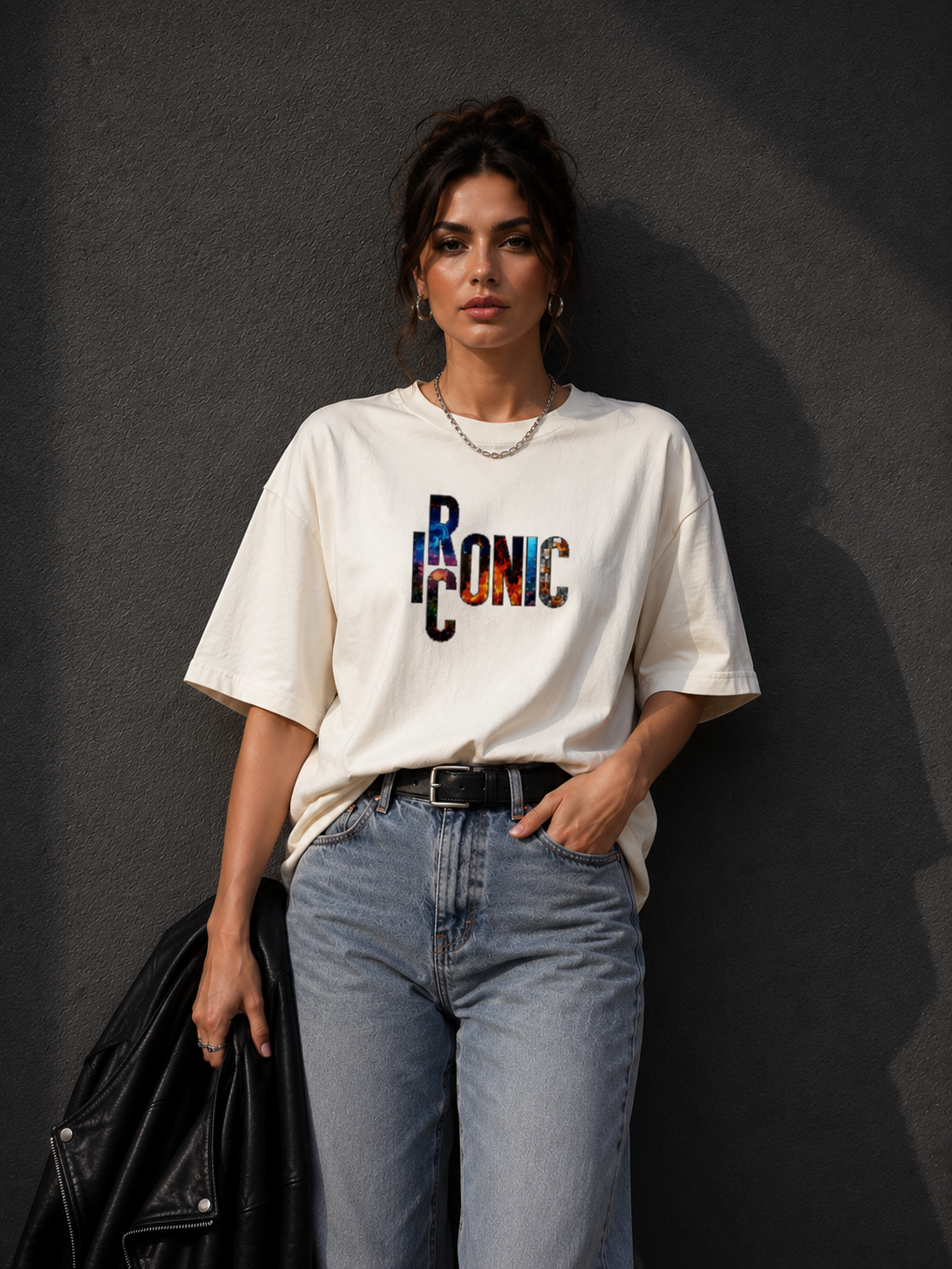 Iconic/Ironic Oversized T-Shirt