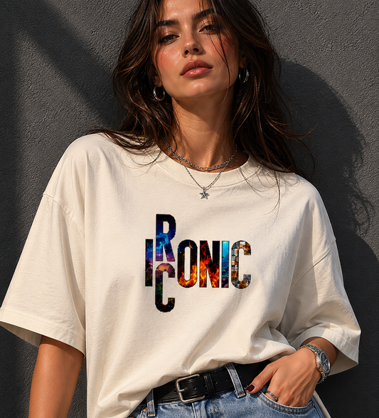 Iconic/Ironic Oversized T-Shirt