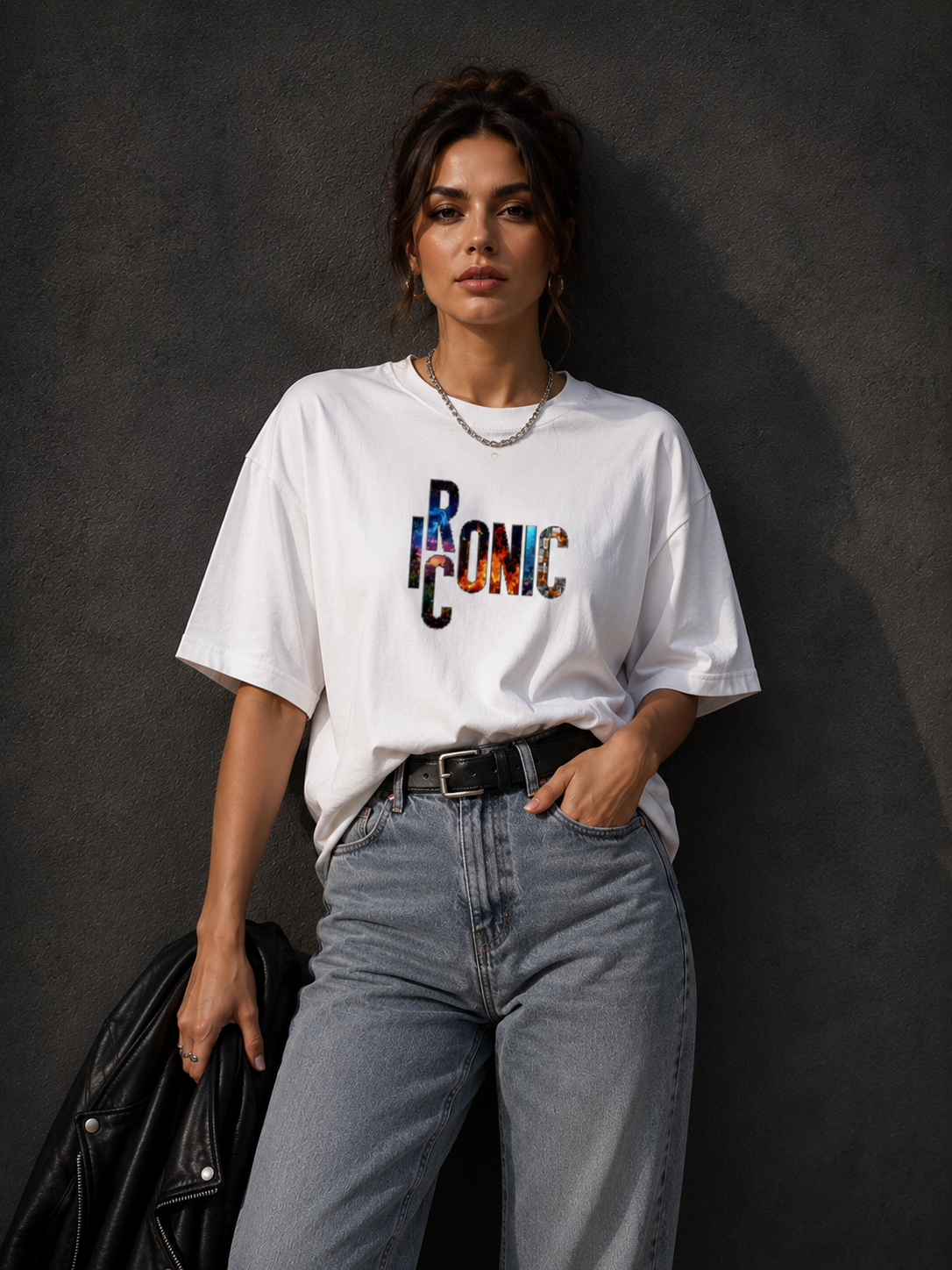 Iconic/Ironic Oversized T-Shirt