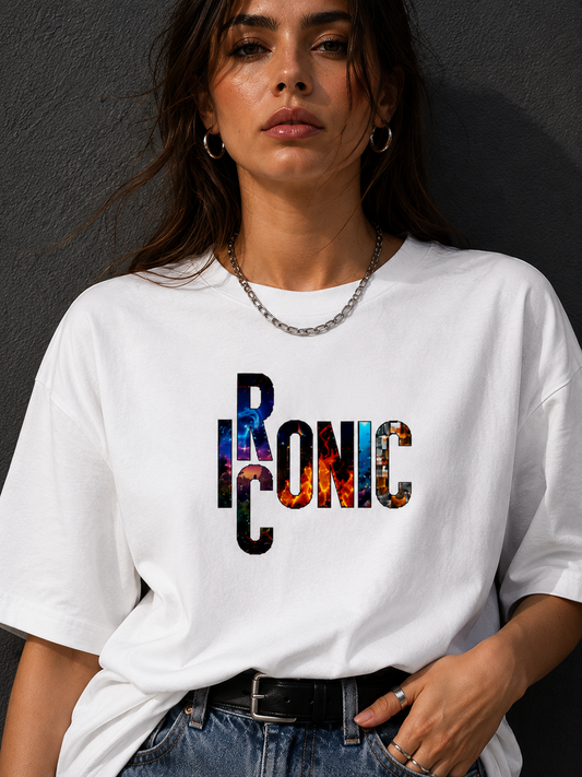 Iconic/Ironic Oversized T-Shirt