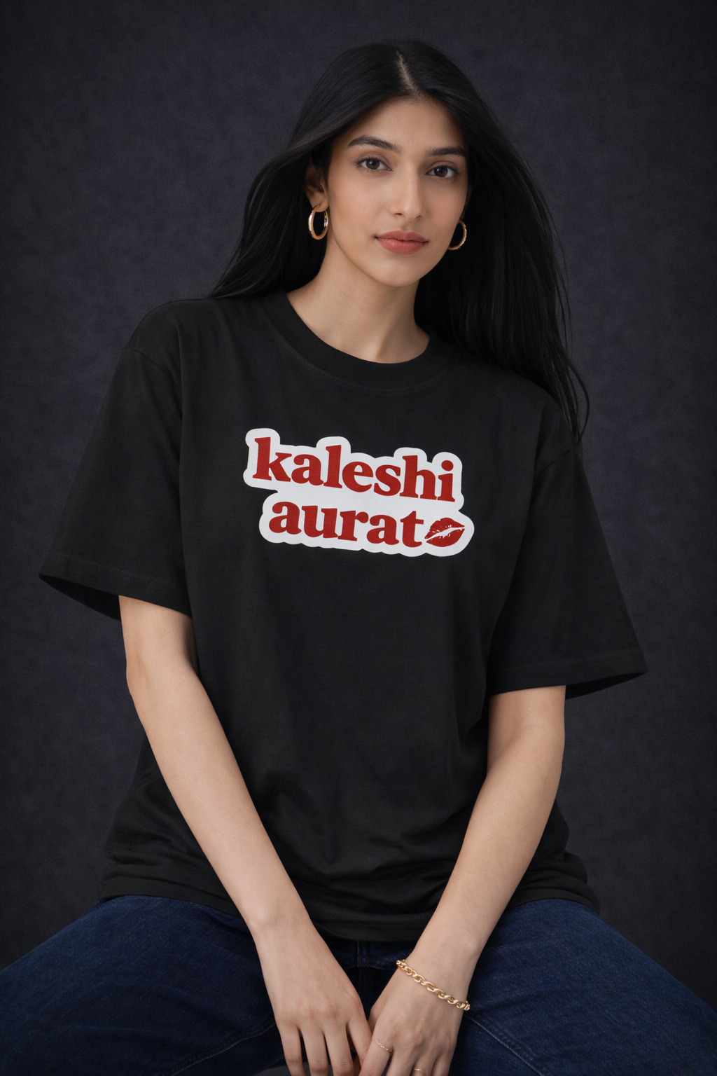 Kaleshi Aurat Oversized T-Shirt