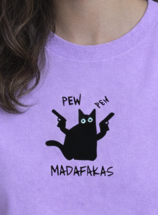 Pew Pew Women Oversized T-Shirt