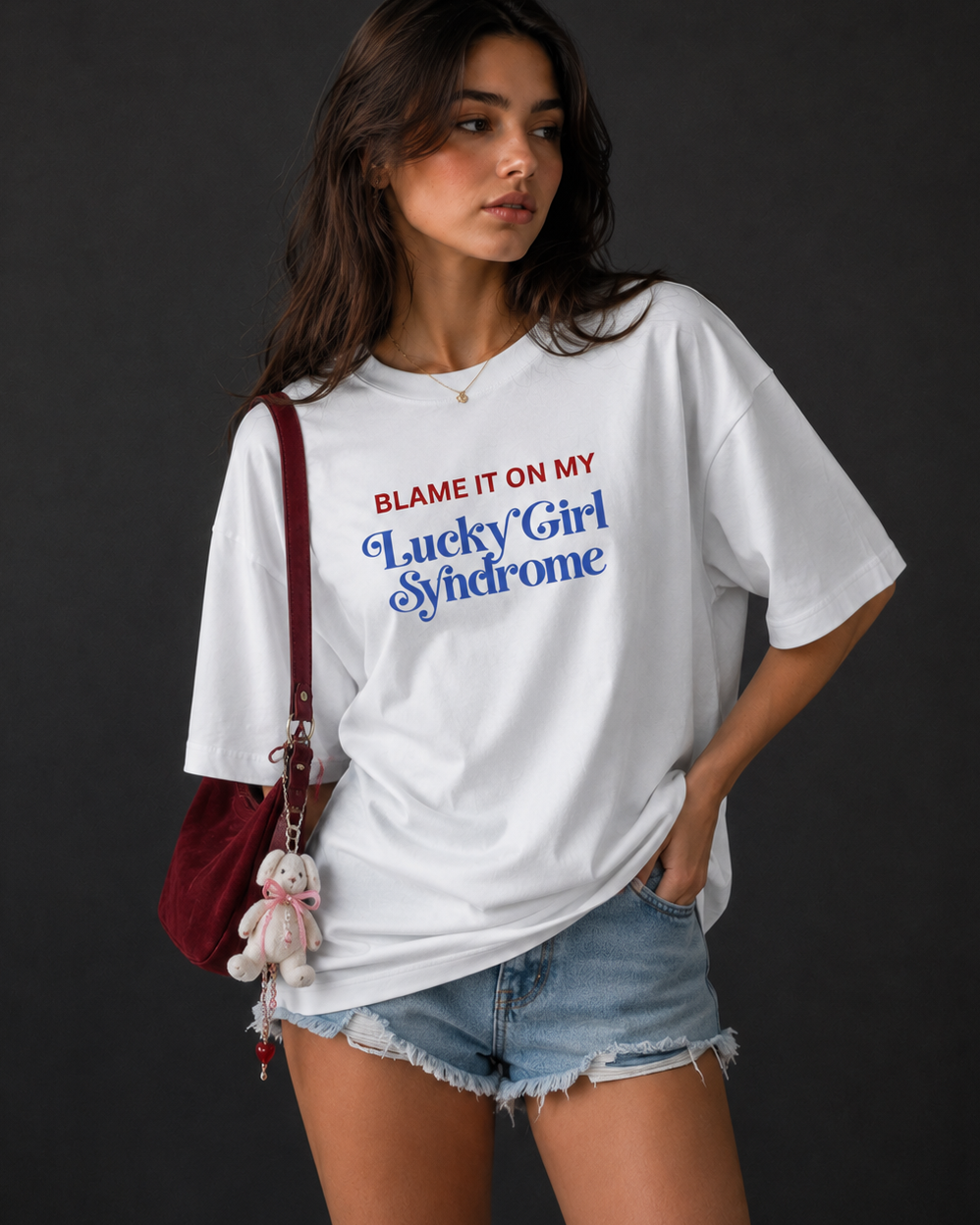 Lucky Girl Syndrome Oversized T-Shirt