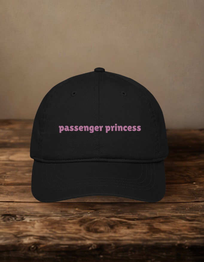 Passenger Princess Embroidered Baseball Cap