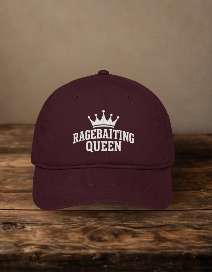 Ragebaiting Queen Embroidered Baseball Cap