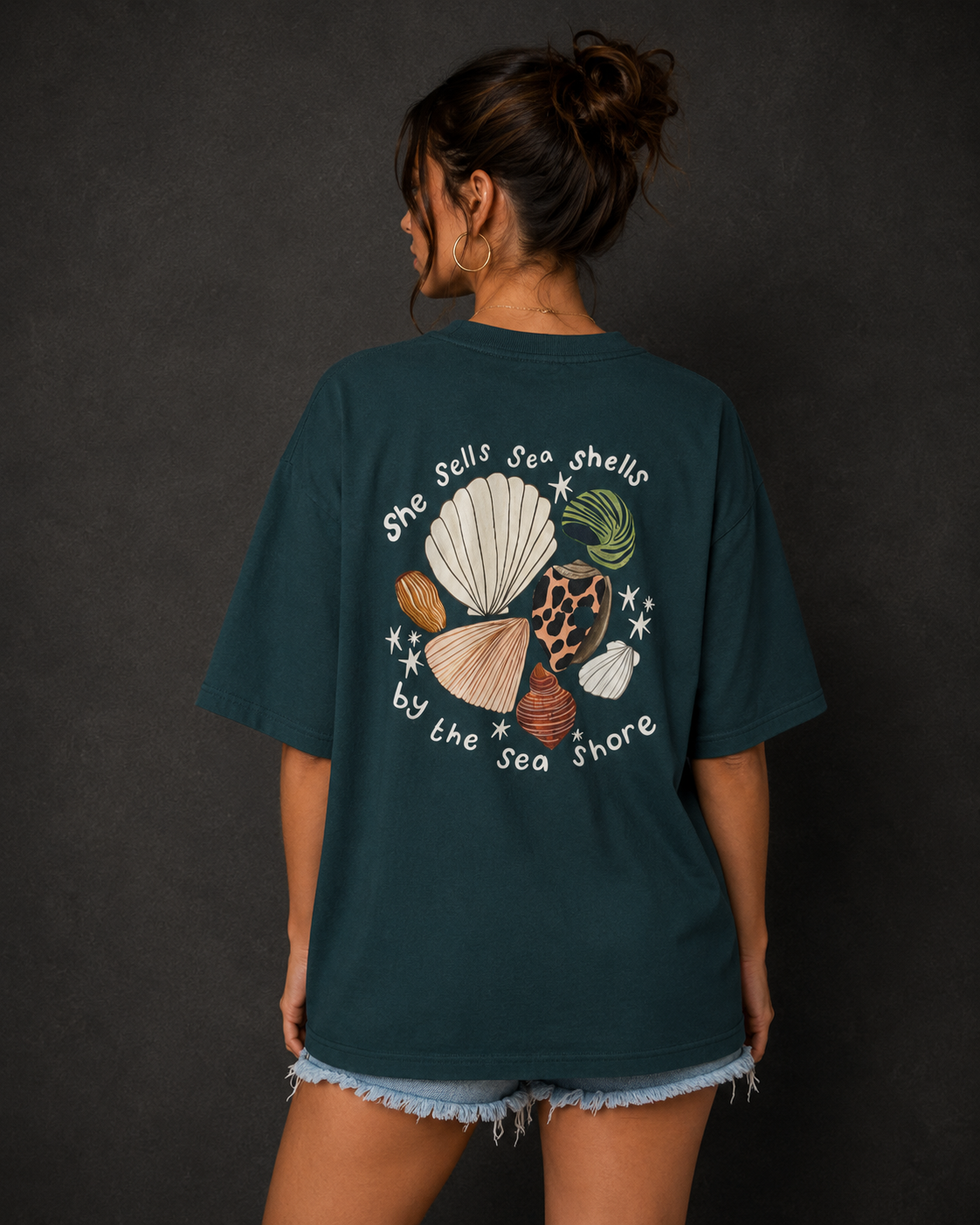 Sea Shells Oversized T-Shirt