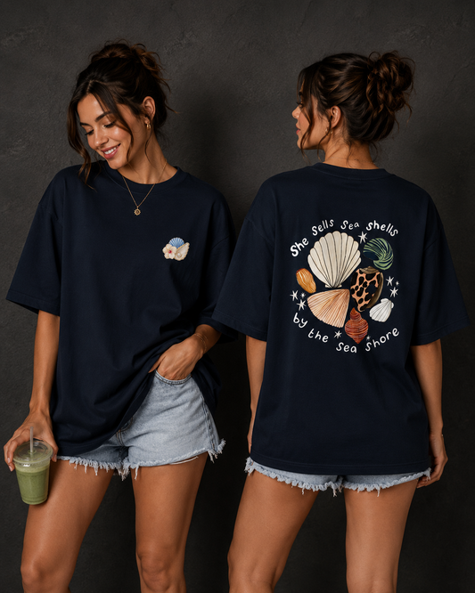 Sea Shells Oversized T-Shirt